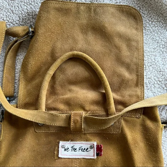 We the Free Free People suede hippie Boho backpack bag super Cute!! - Picture 8 of 12